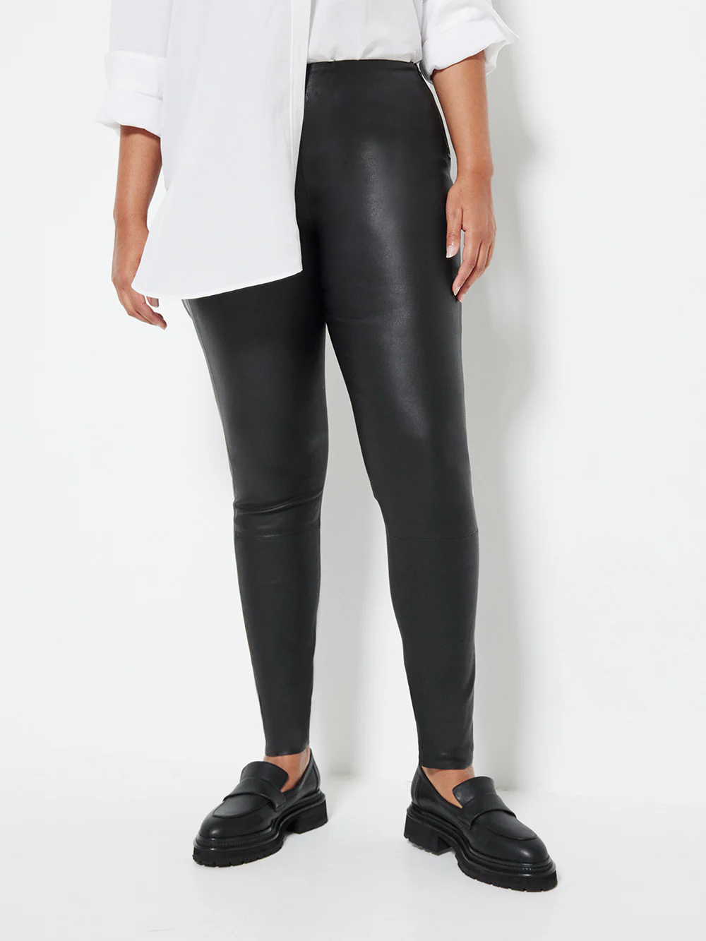 The Stretch Leather Pant - Image 9