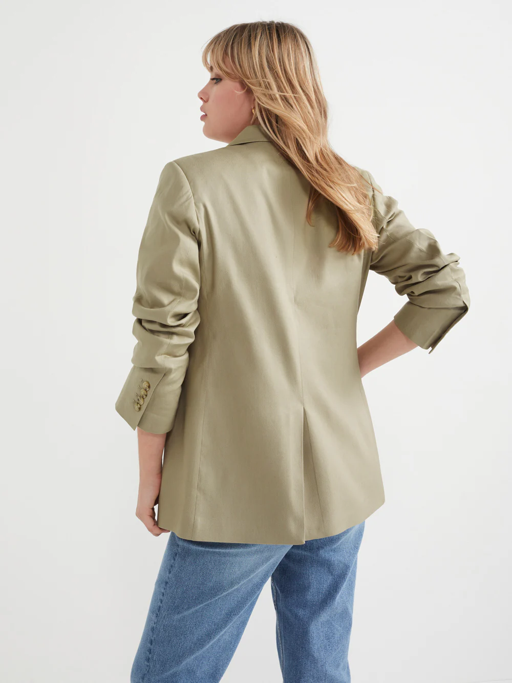 The Stretch Linen Blazer - Image 4