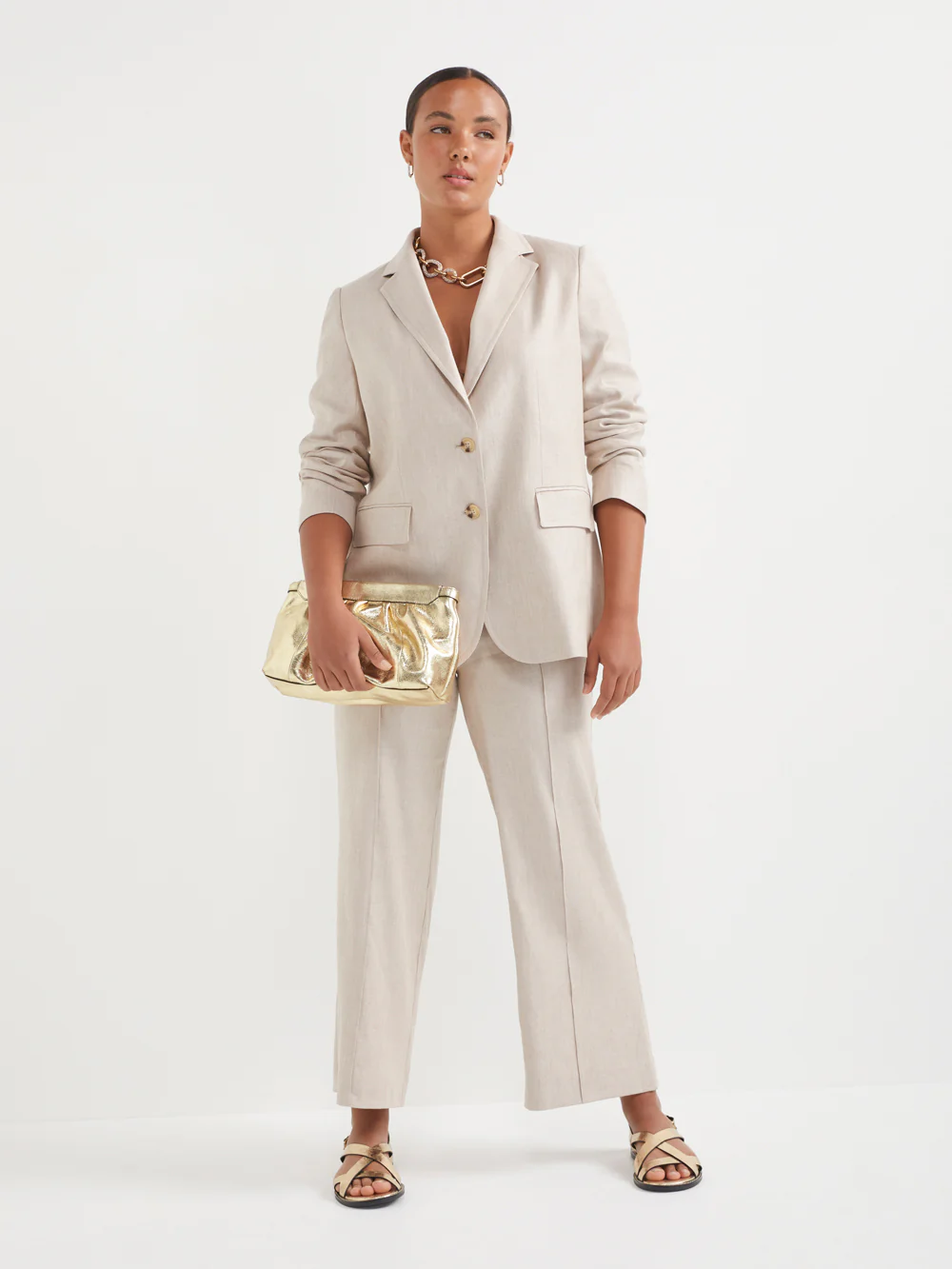 The Stretch Linen Blazer