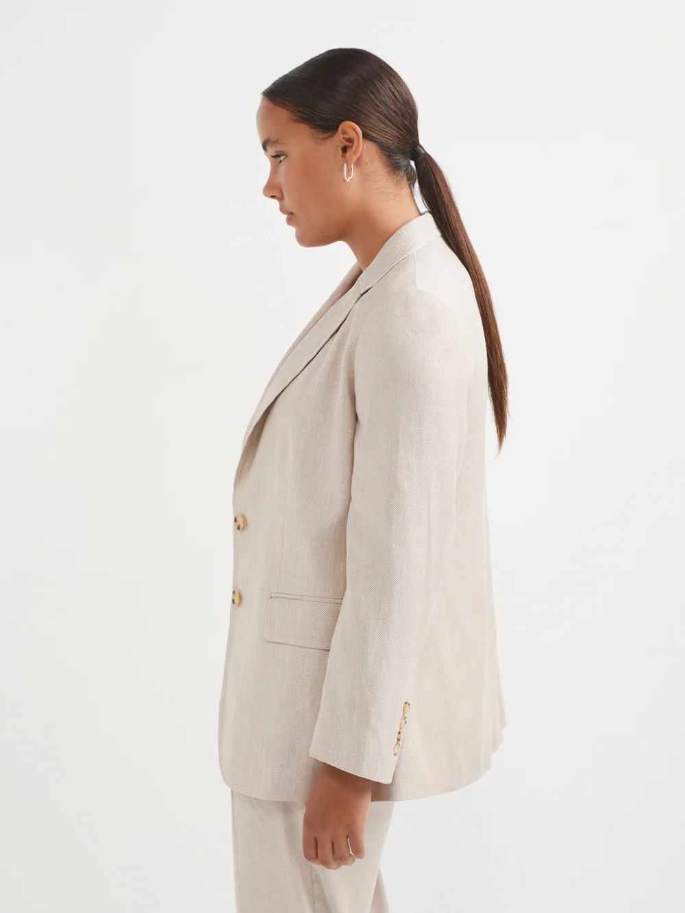 The Stretch Linen Blazer - Image 2