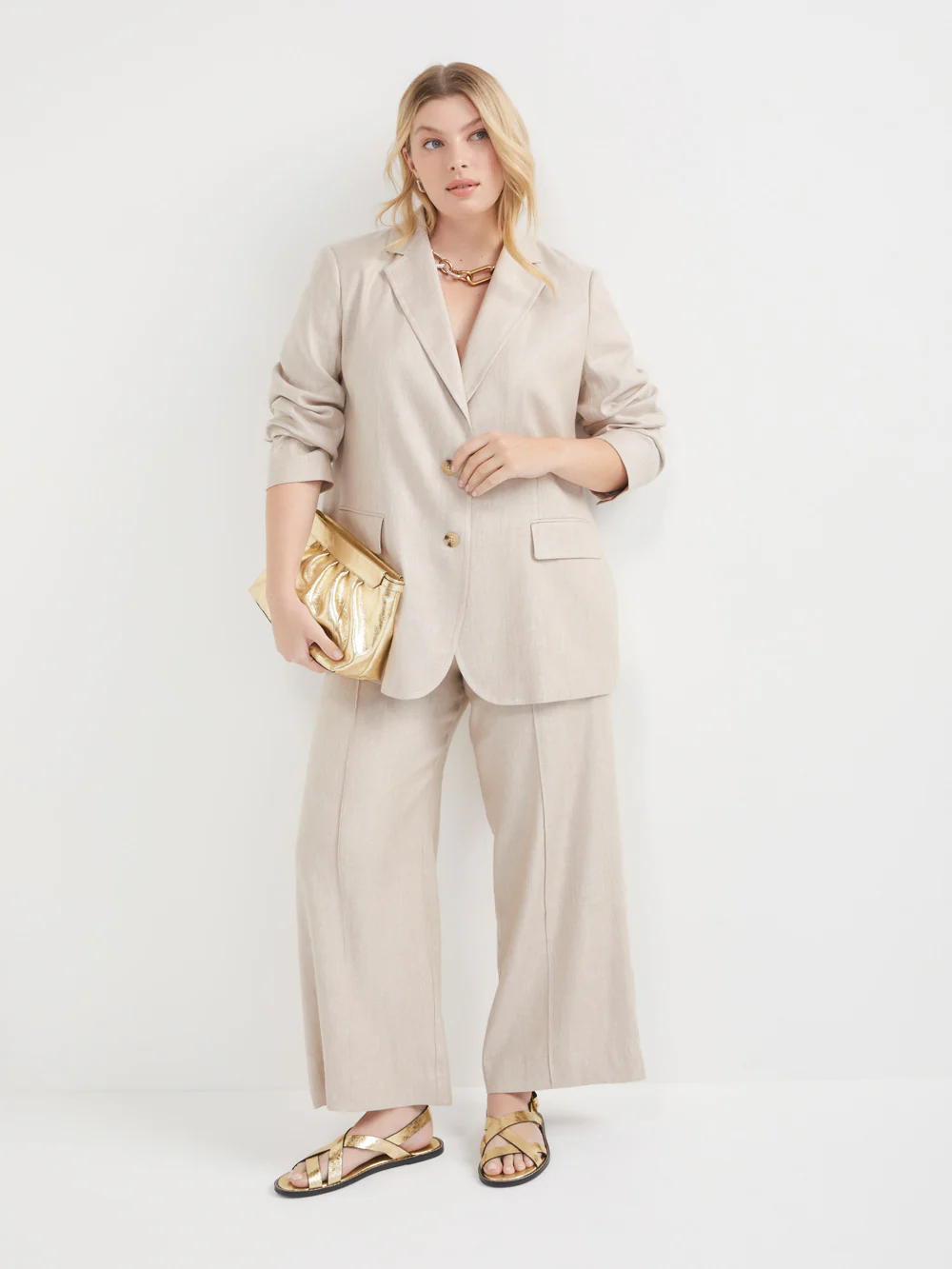 The Stretch Linen Blazer - Image 6