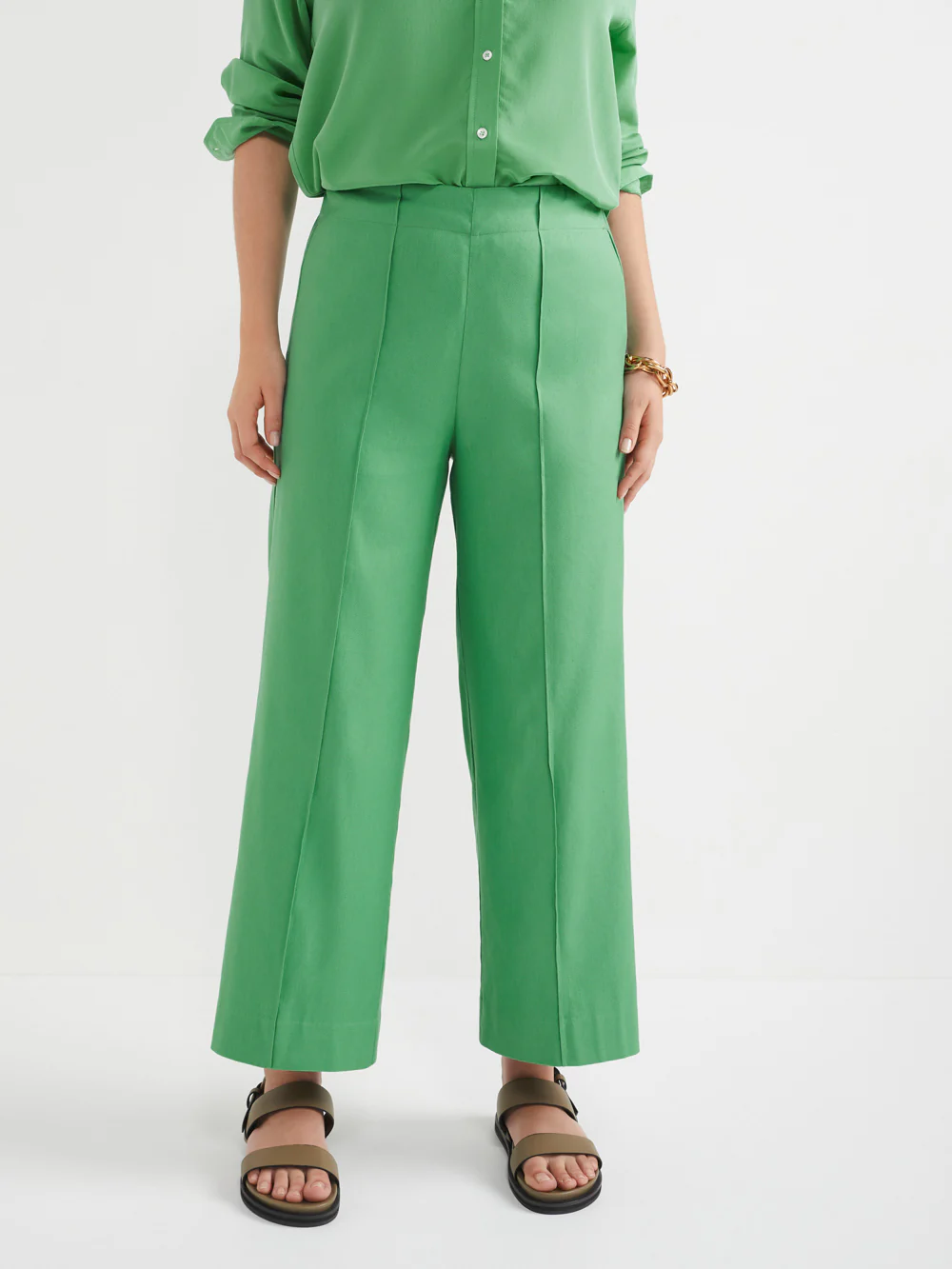 The Stretch Linen Clean Trouser - Image 2