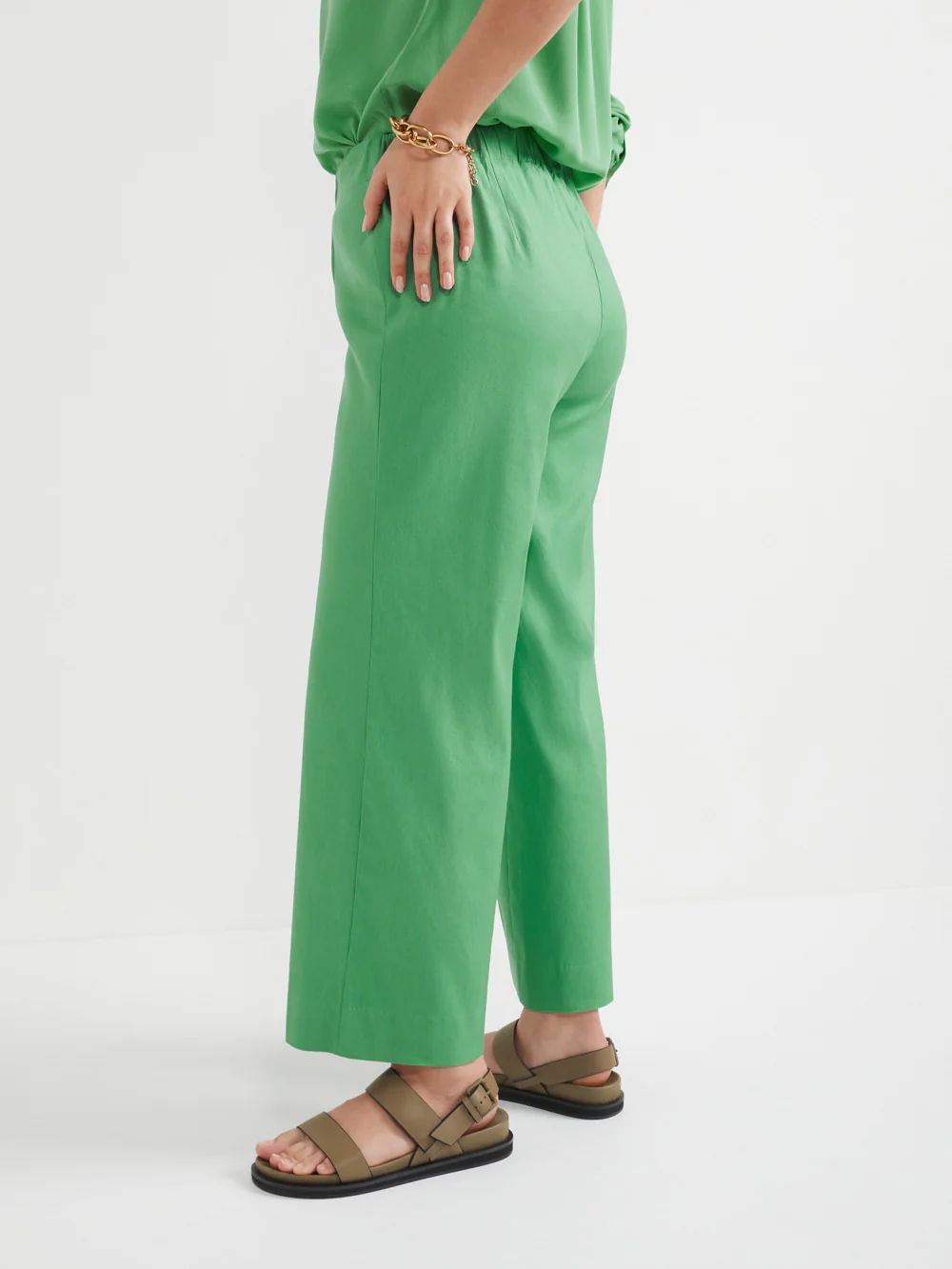 The Stretch Linen Clean Trouser - Image 4