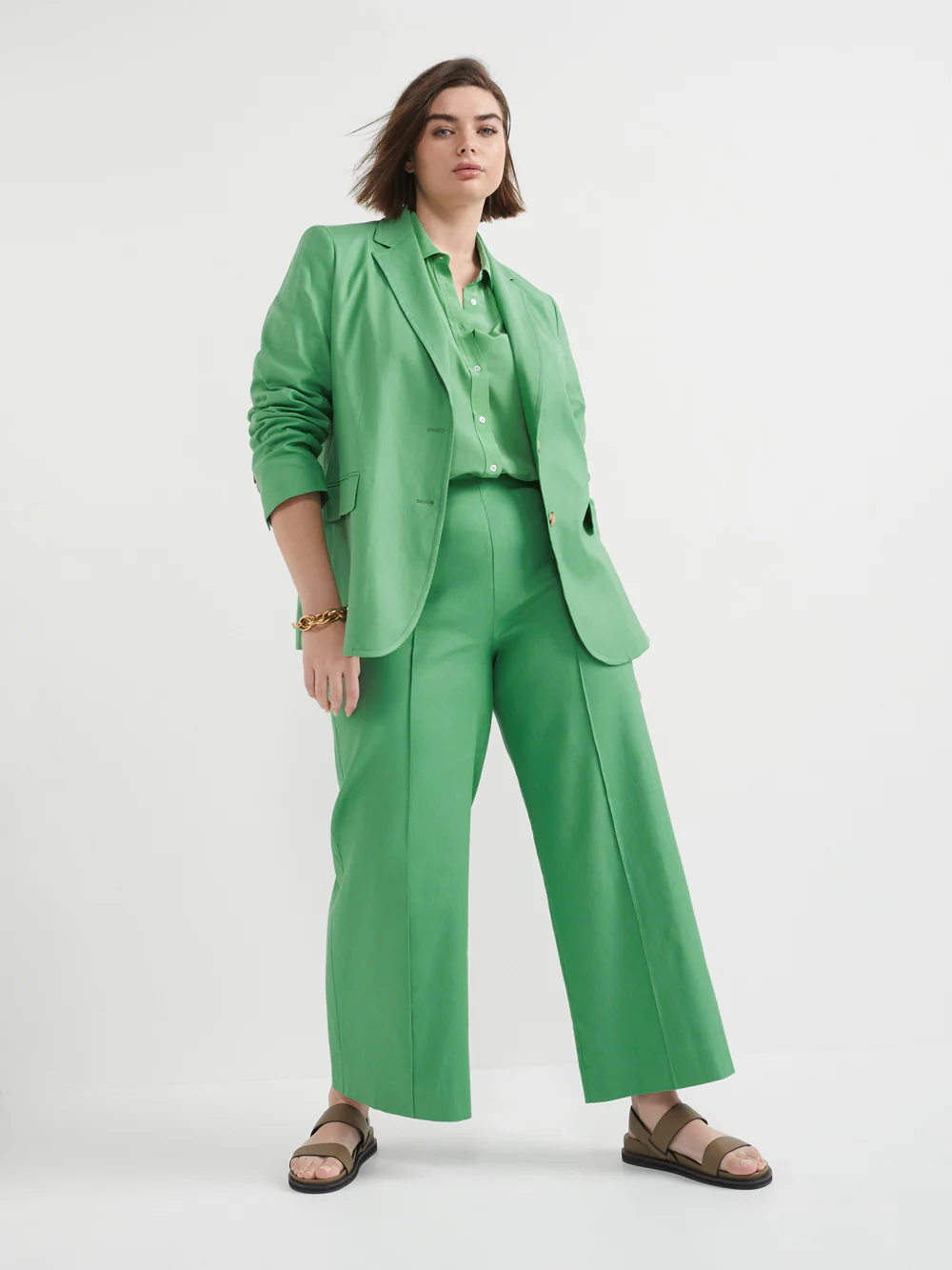 The Stretch Linen Clean Trouser - Image 6