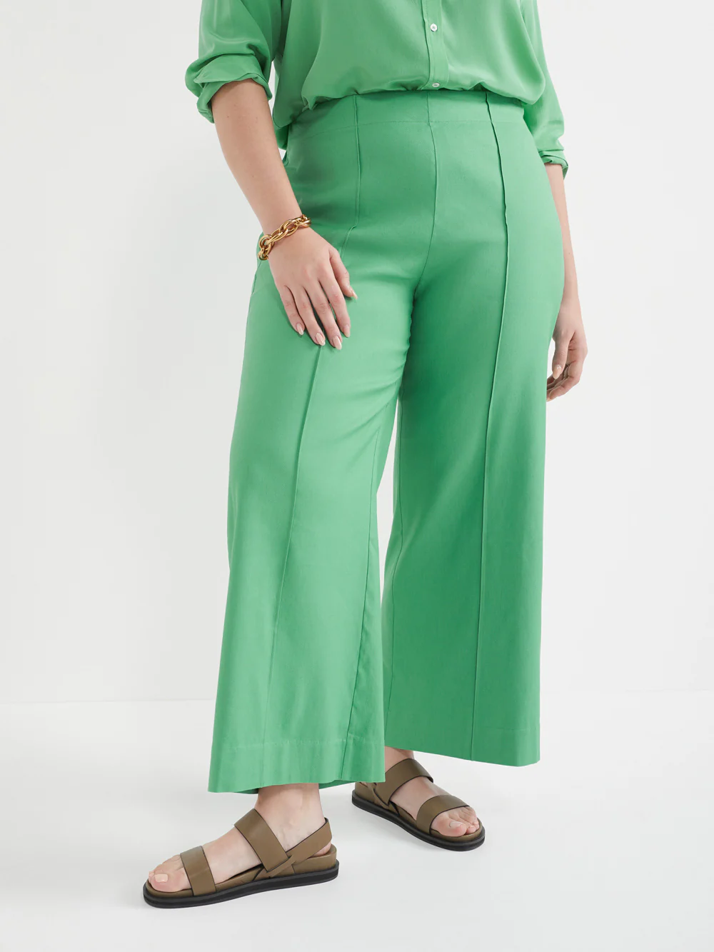 The Stretch Linen Clean Trouser - Image 7