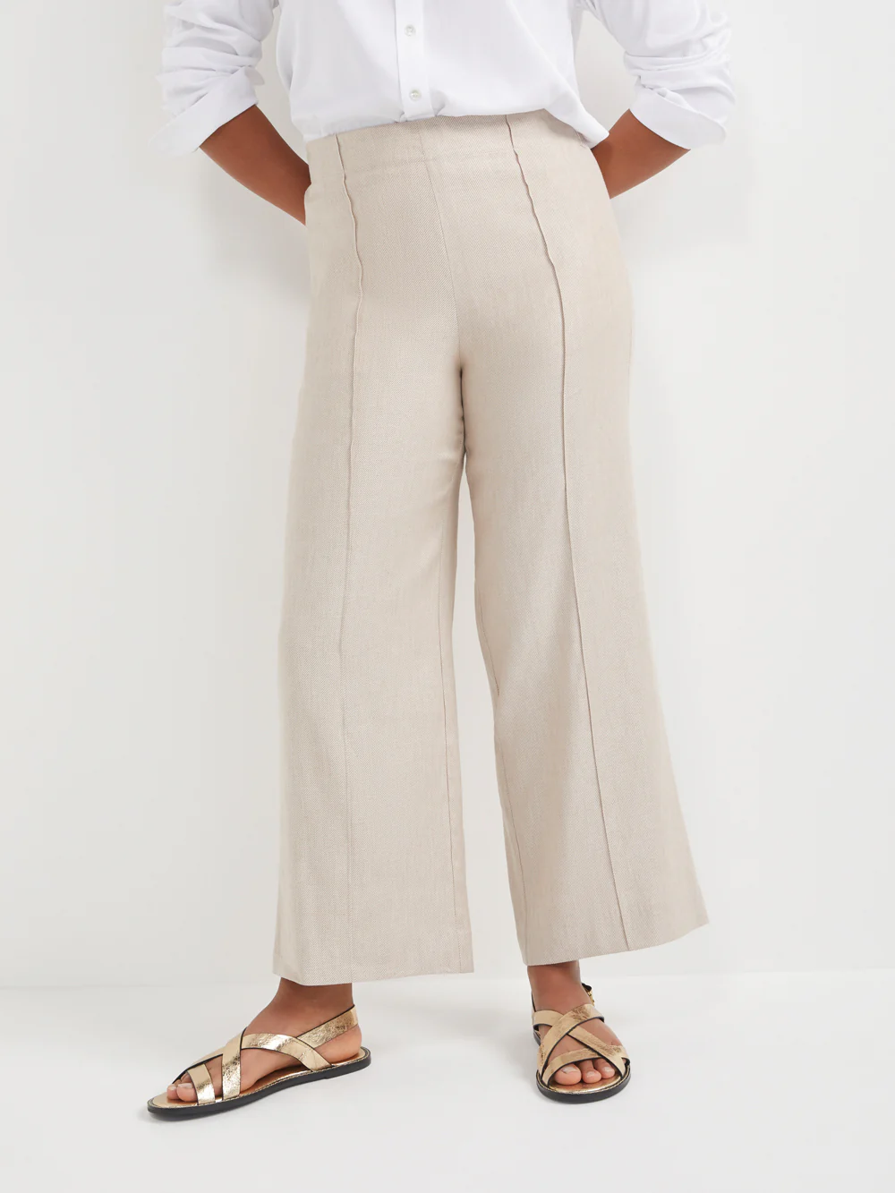 The Stretch Linen Clean Trouser - Image 2