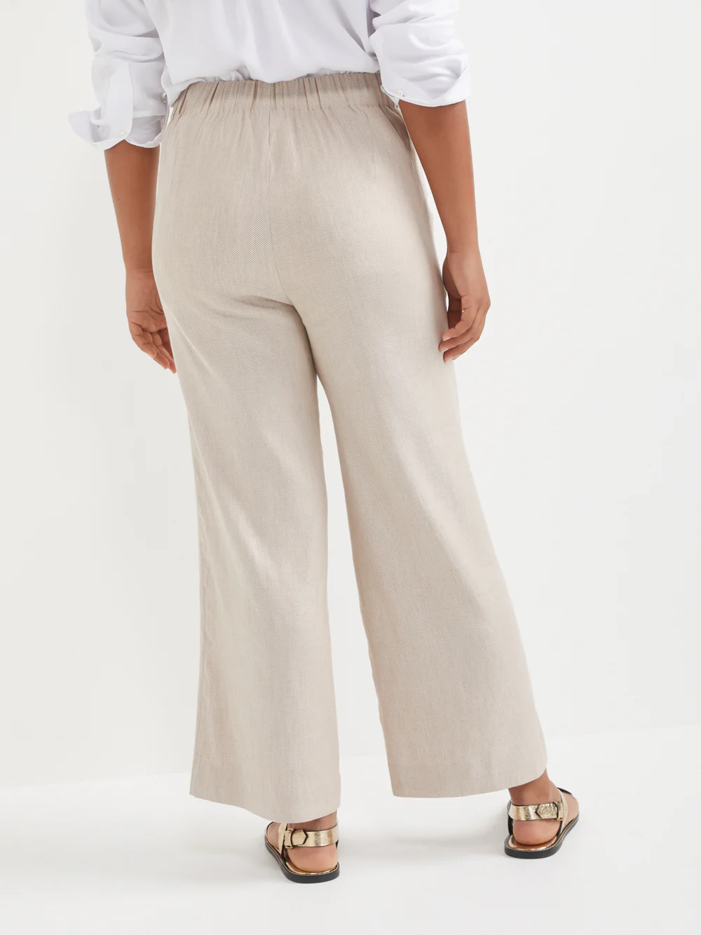 The Stretch Linen Clean Trouser - Image 3