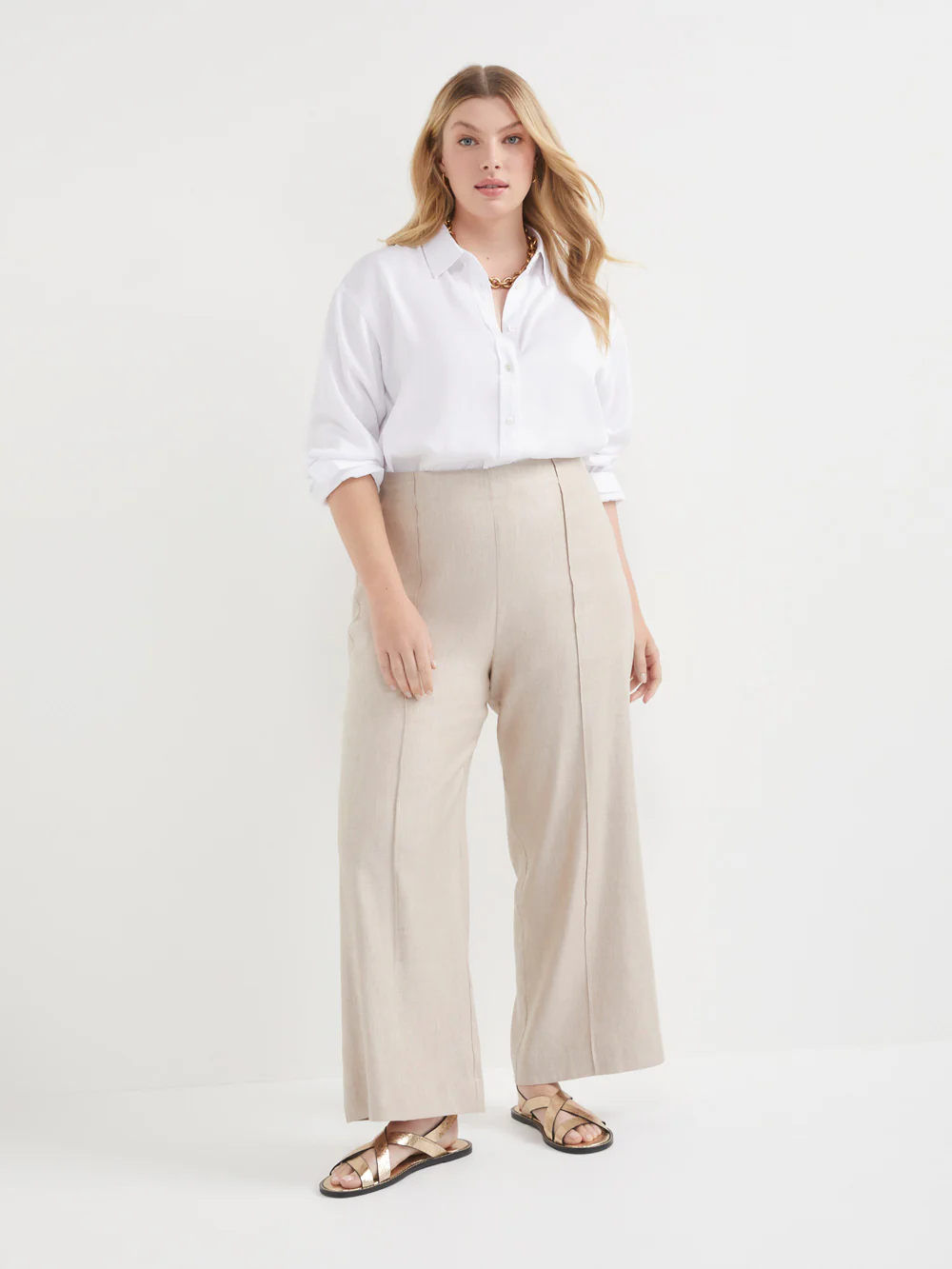 The Stretch Linen Clean Trouser - Image 5