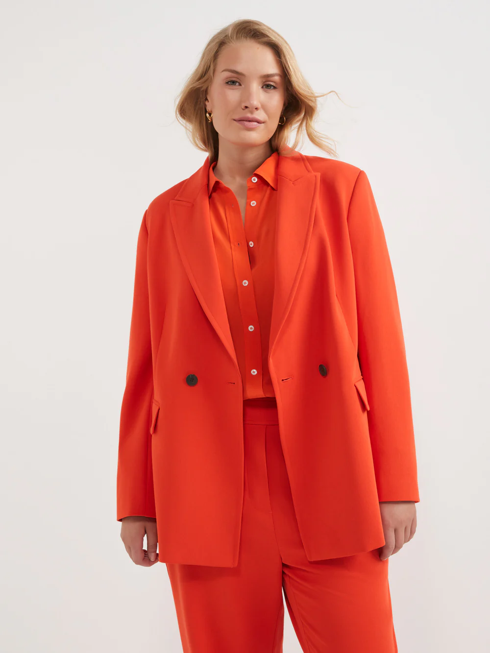 The Stretch Twill Double Breasted Blazer - Image 6