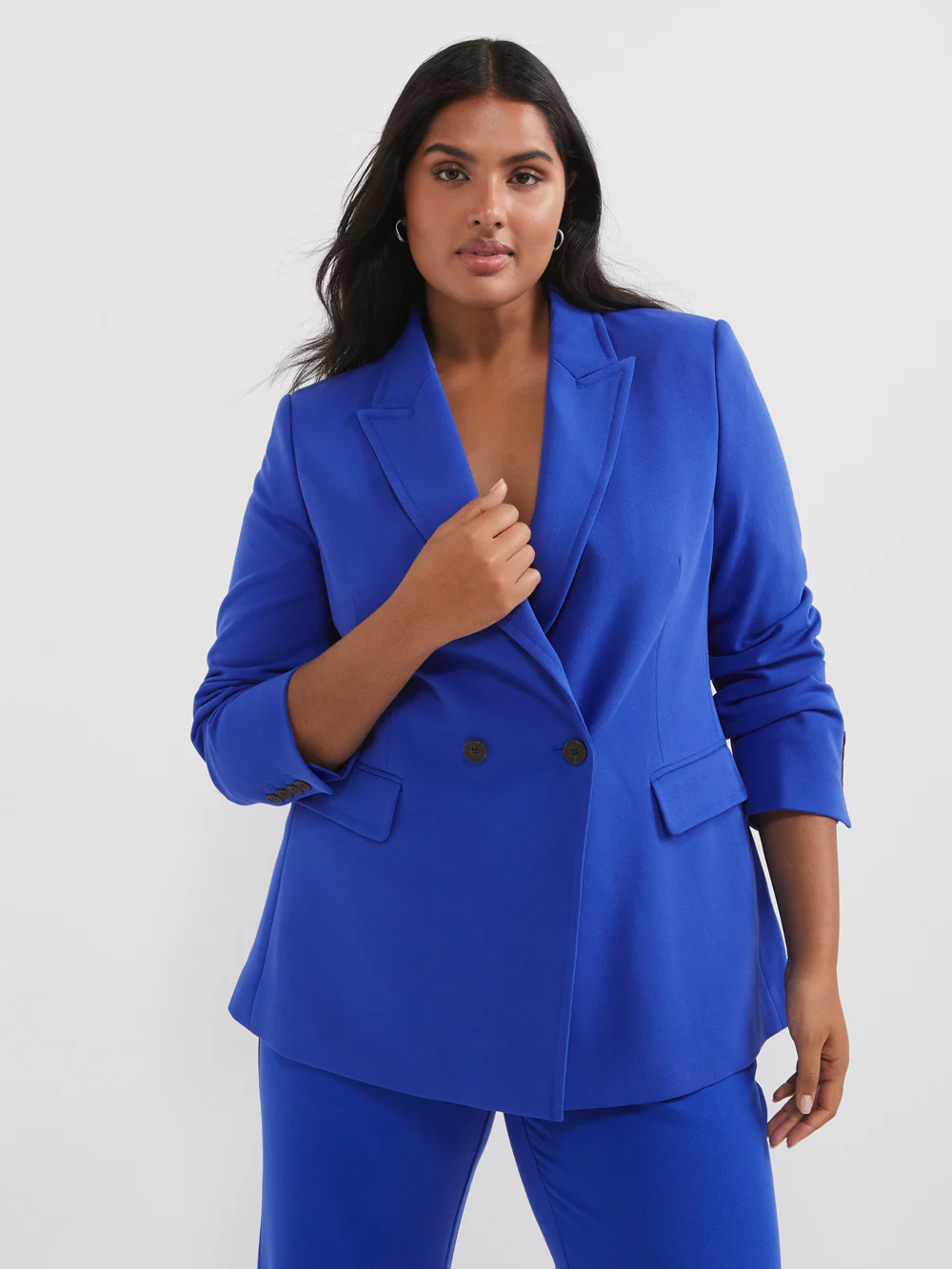 The Stretch Twill Double Breasted Blazer - Image 6