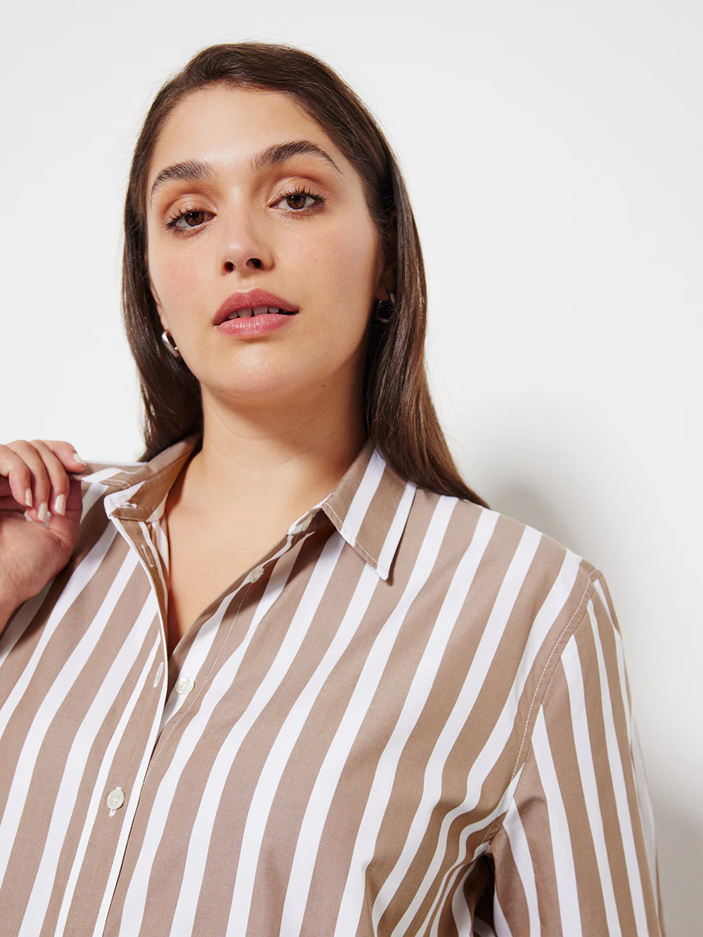 The Stripe Maxi Shirt Dress - Image 7