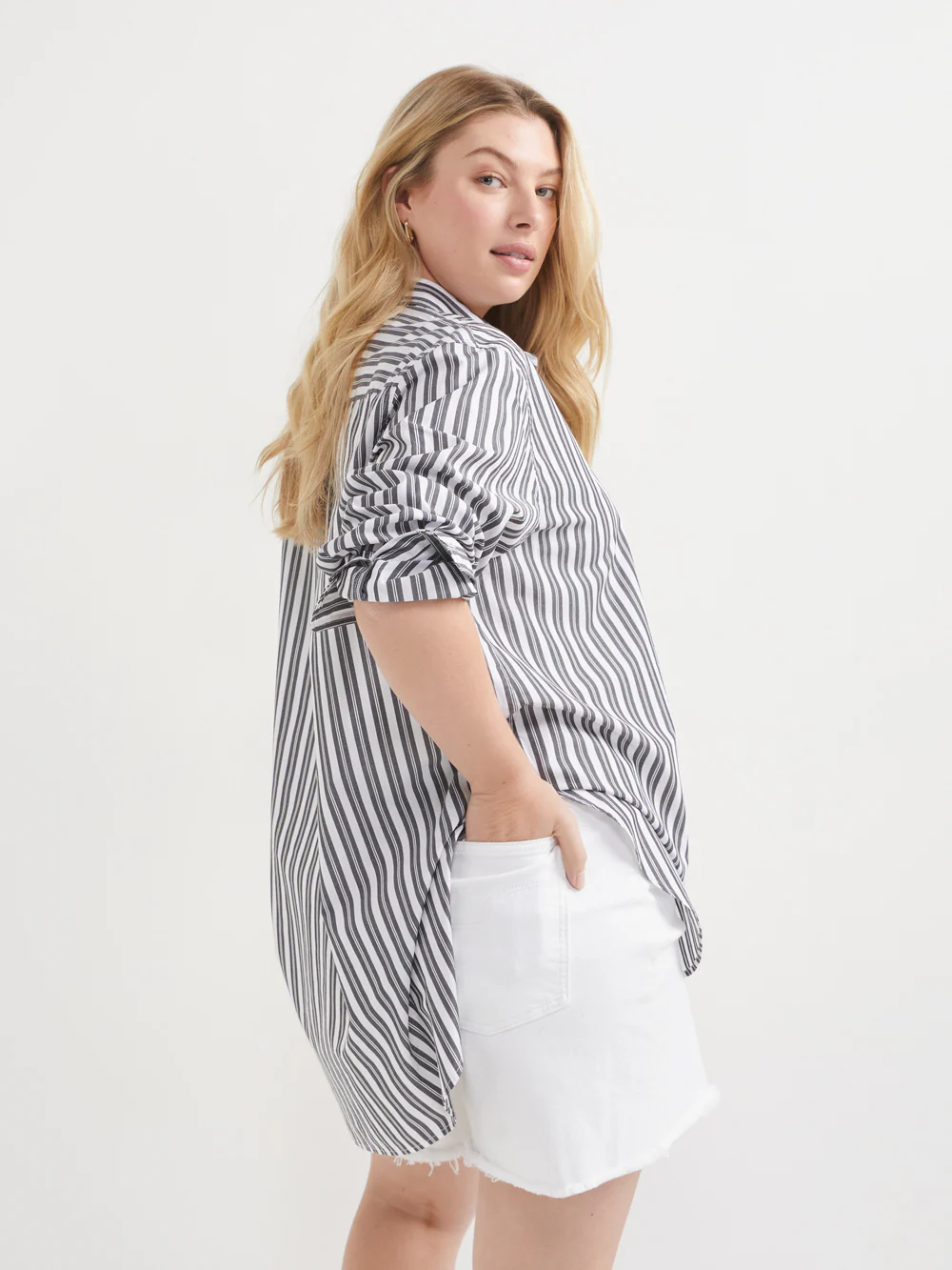 The Stripe Tunic Shirt - Image 8