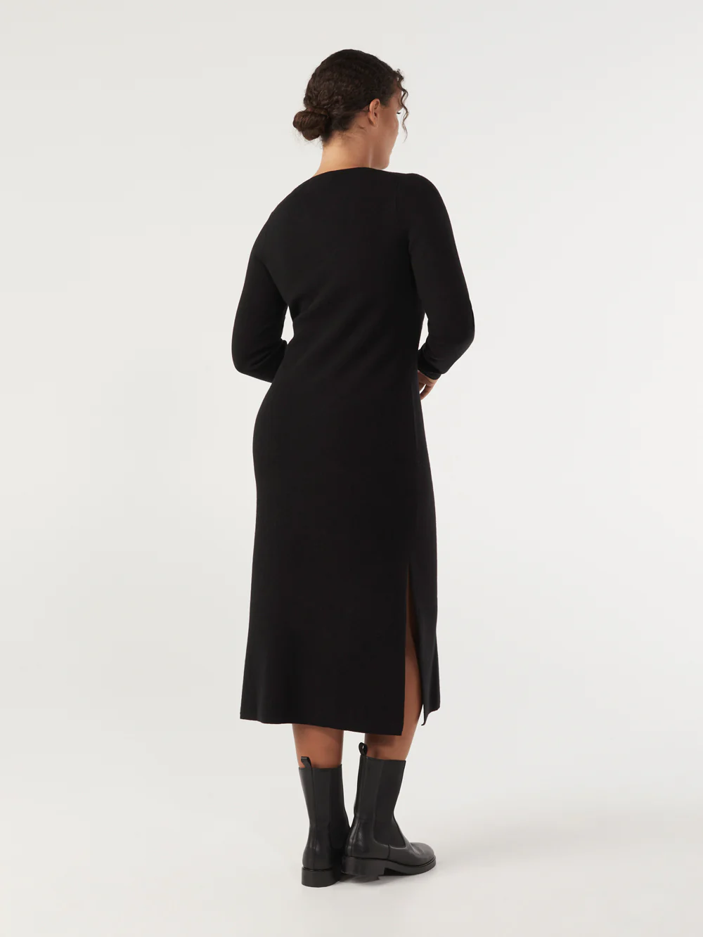 The Sweetheart Neckline Knit Dress - Image 3