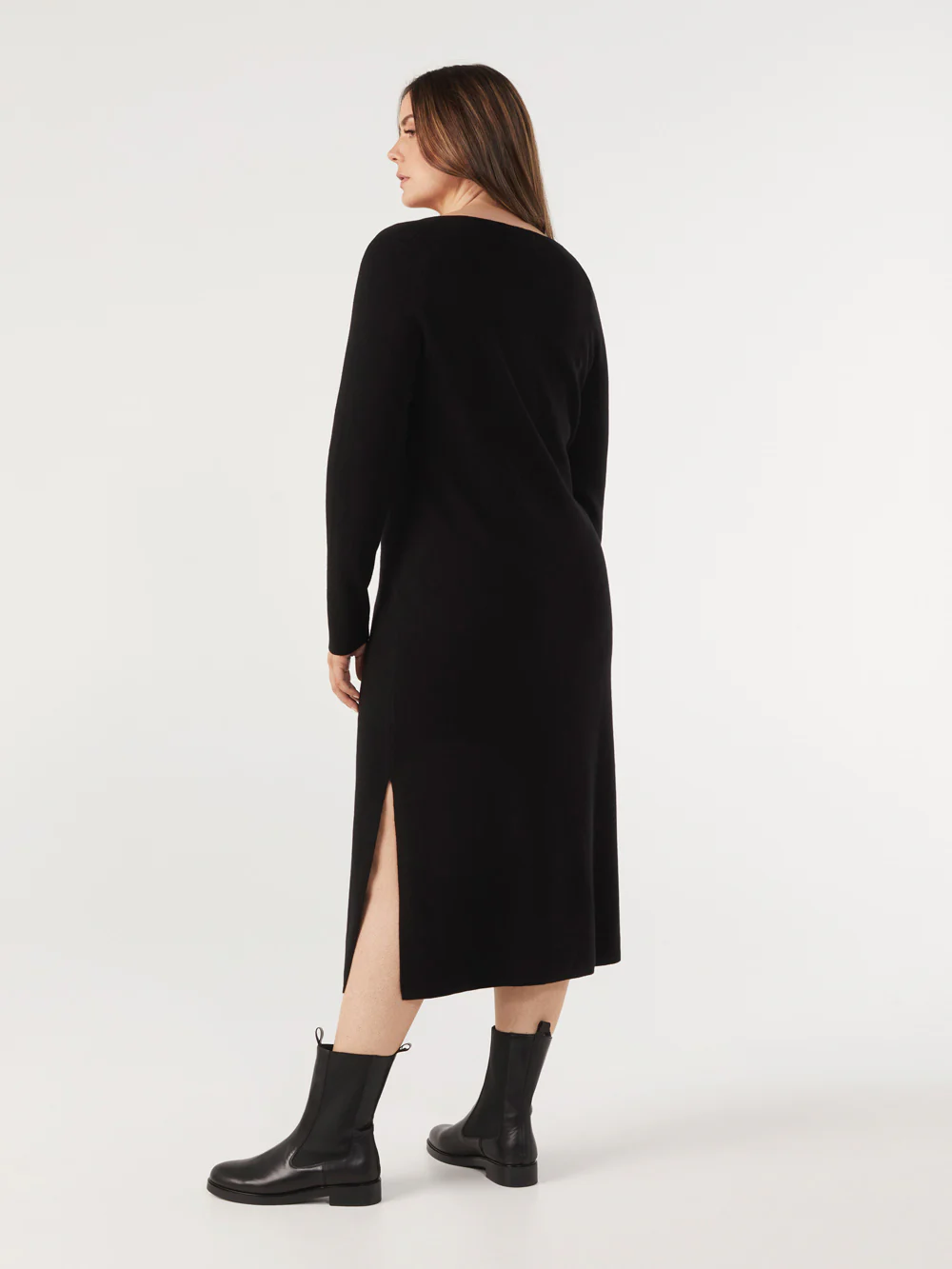 The Sweetheart Neckline Knit Dress - Image 7
