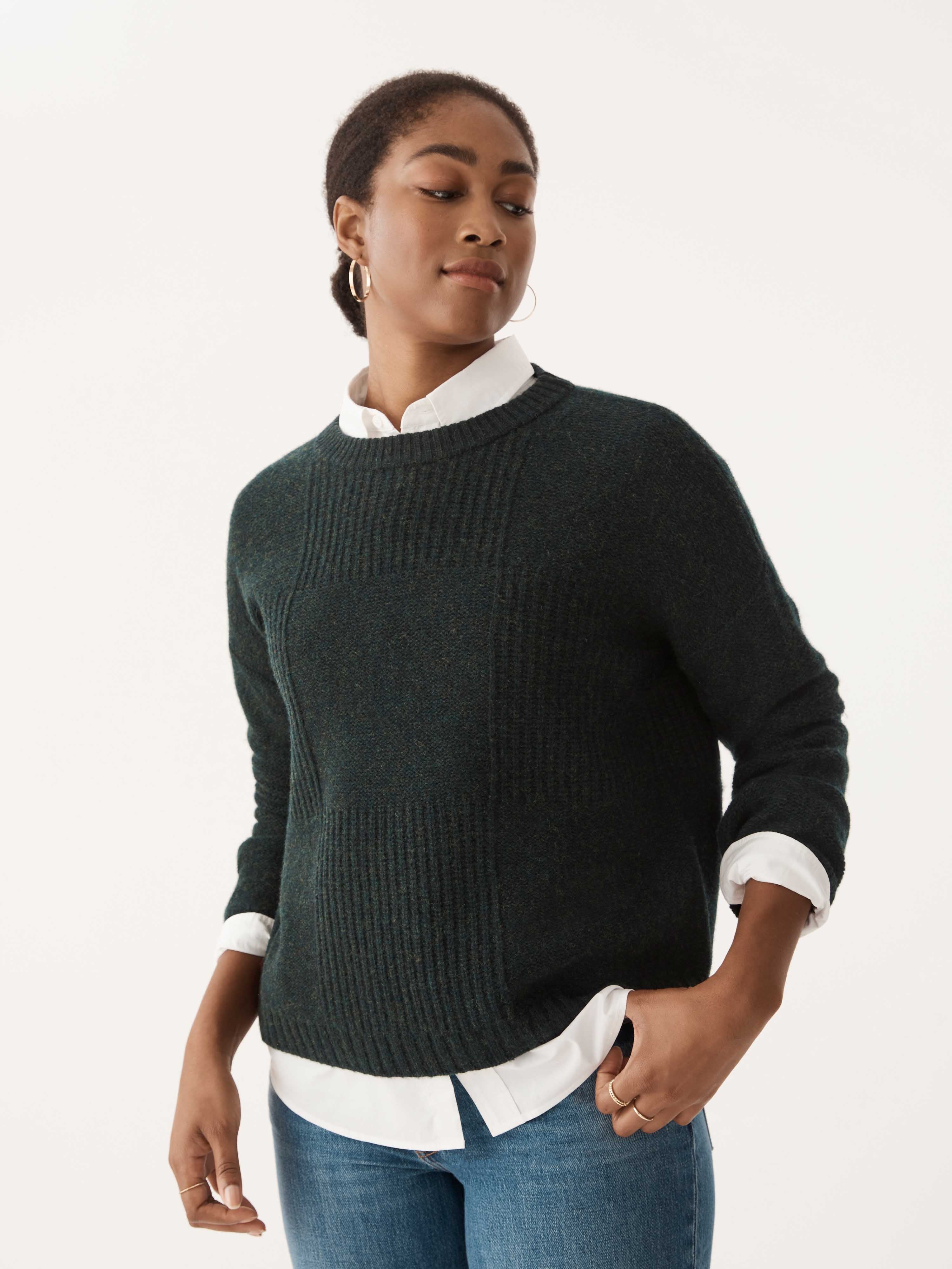 The Textured Soft Merino Sweater