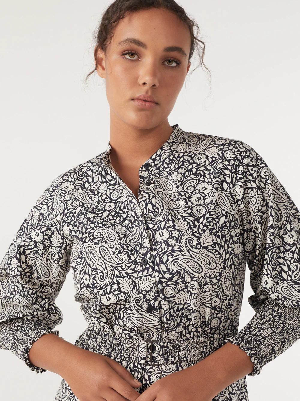 The Tiered Cotton Print Dress - Image 4