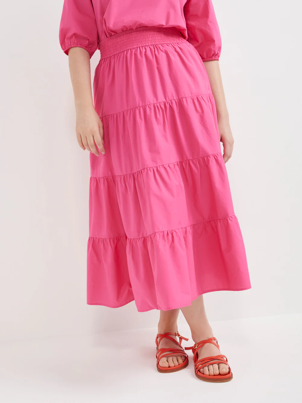 The Tiered Cotton Voile Maxi Skirt - Image 2