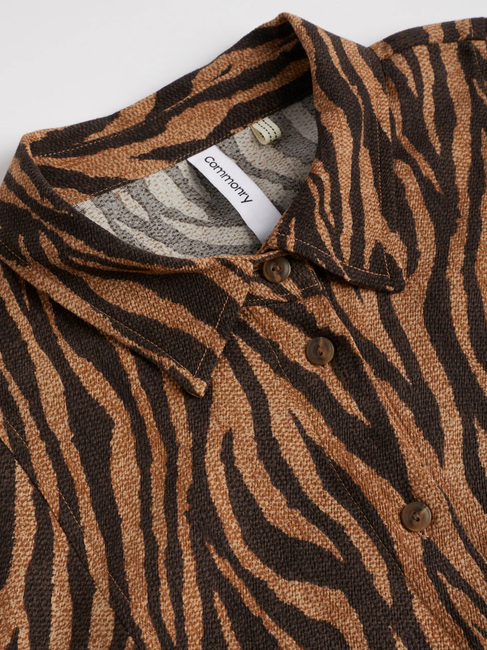 The Tiger Print Shirt Dress - Image 5