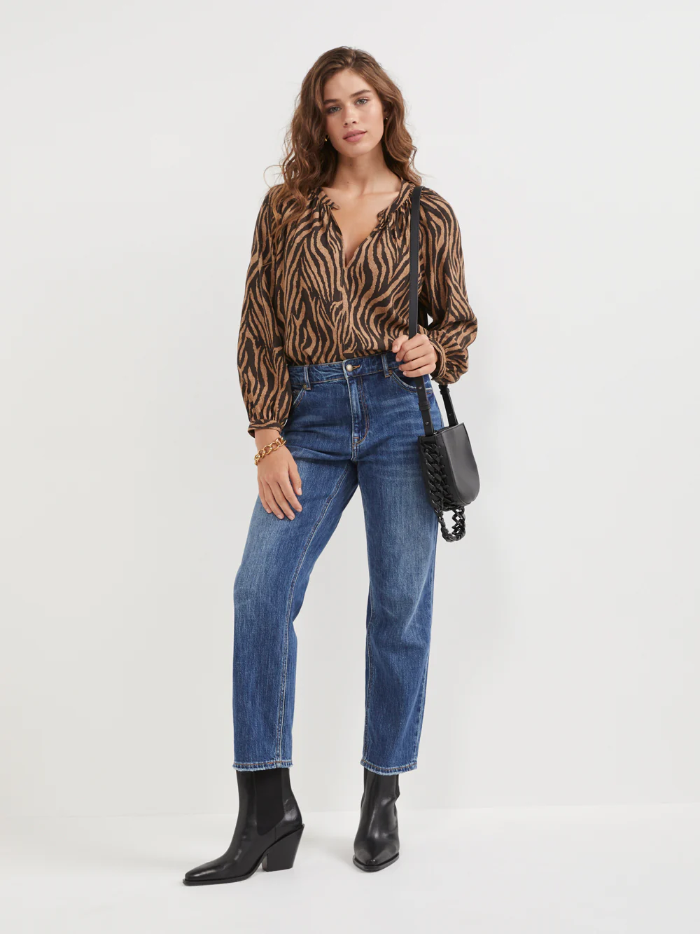 The Tiger Print Soft Top - Image 2