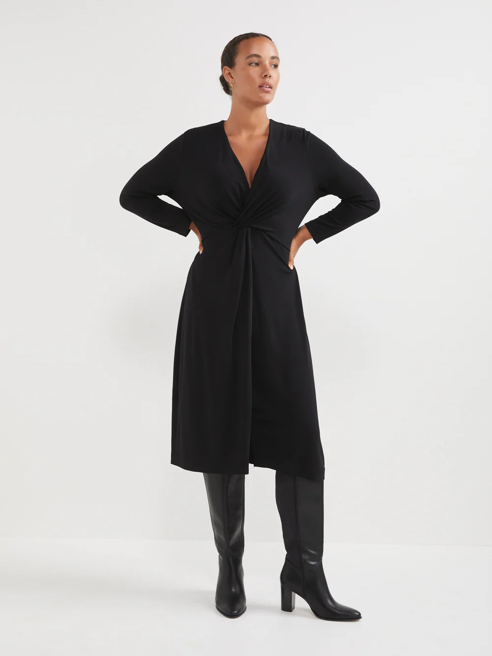 The Twist Front Dress - Image 2