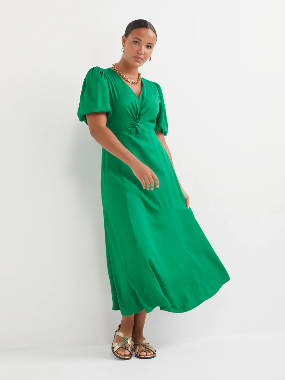The Twist Front Fit and Flare Dress - Image 2