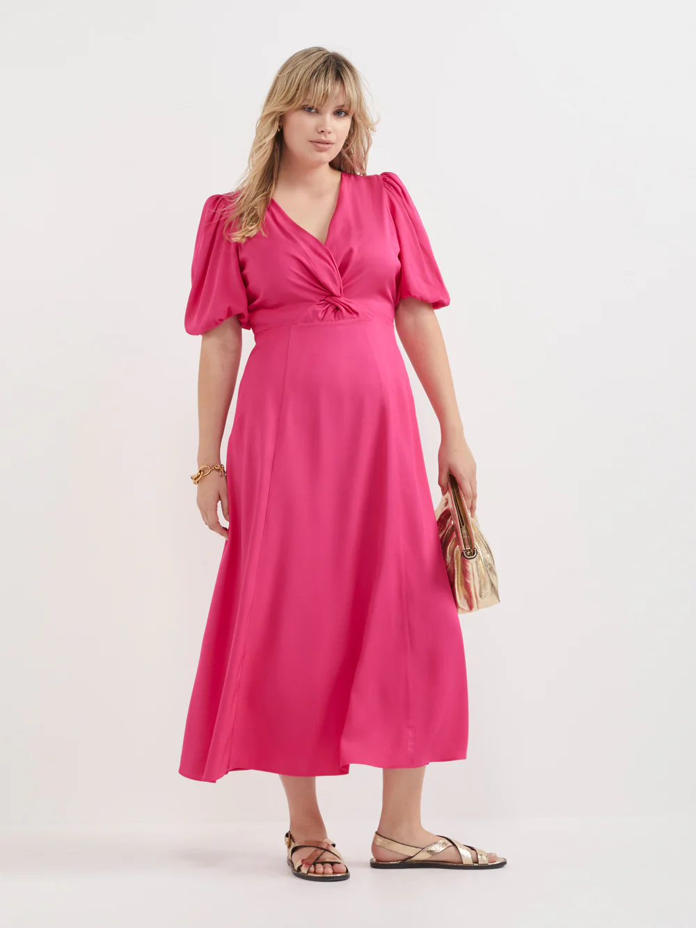 The Twist Front Fit and Flare Dress