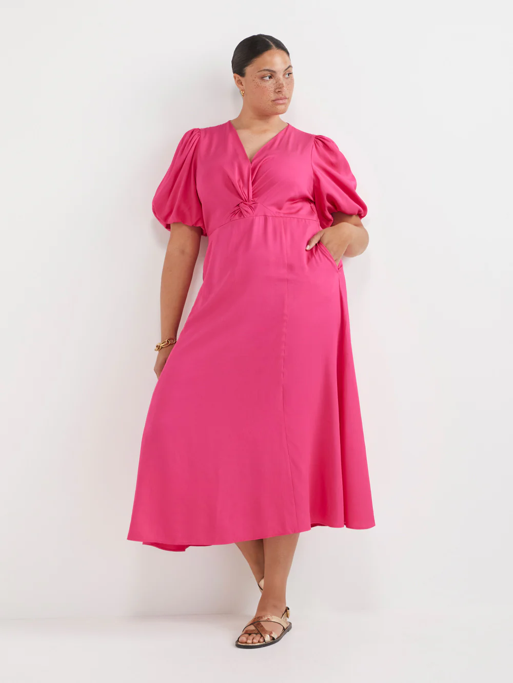 The Twist Front Fit and Flare Dress - Image 9