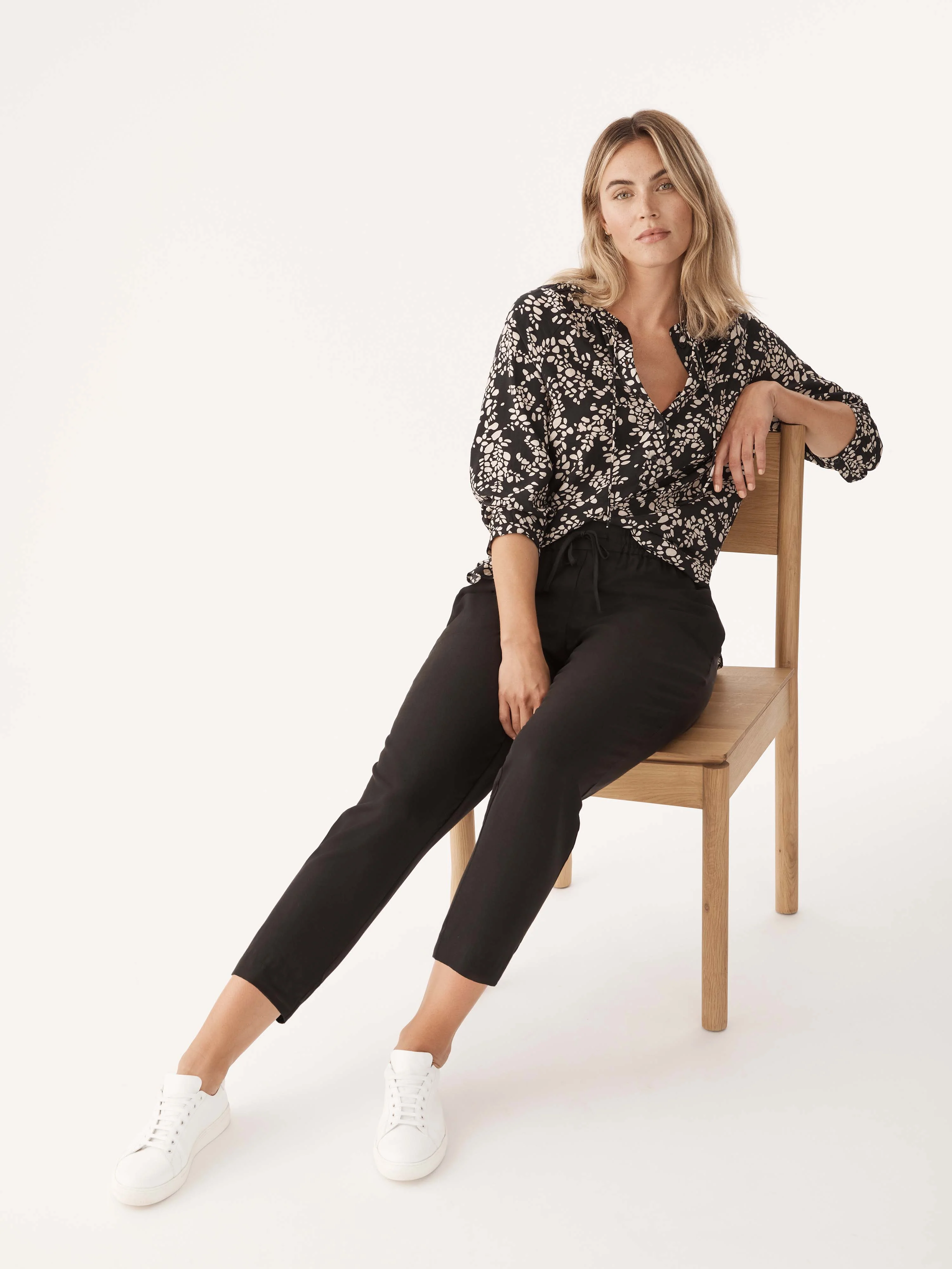 The Vintage Print Popover Top - Image 2