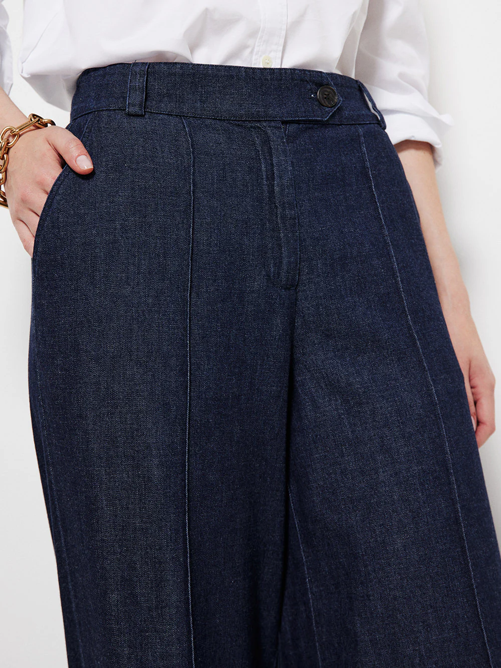The Wide Leg Indigo Pant - Image 3