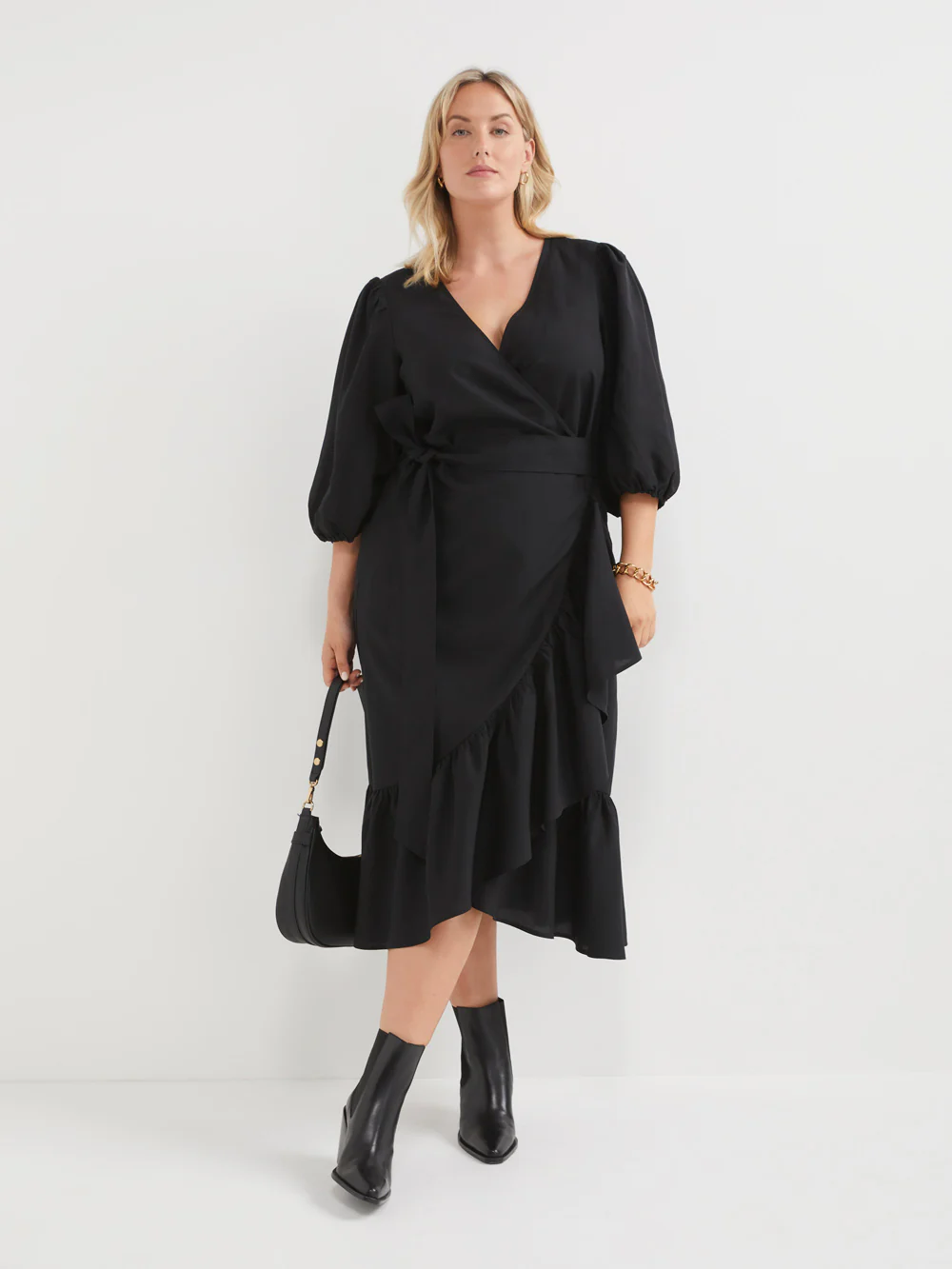 The Wrap Ruffle Dress - Image 5