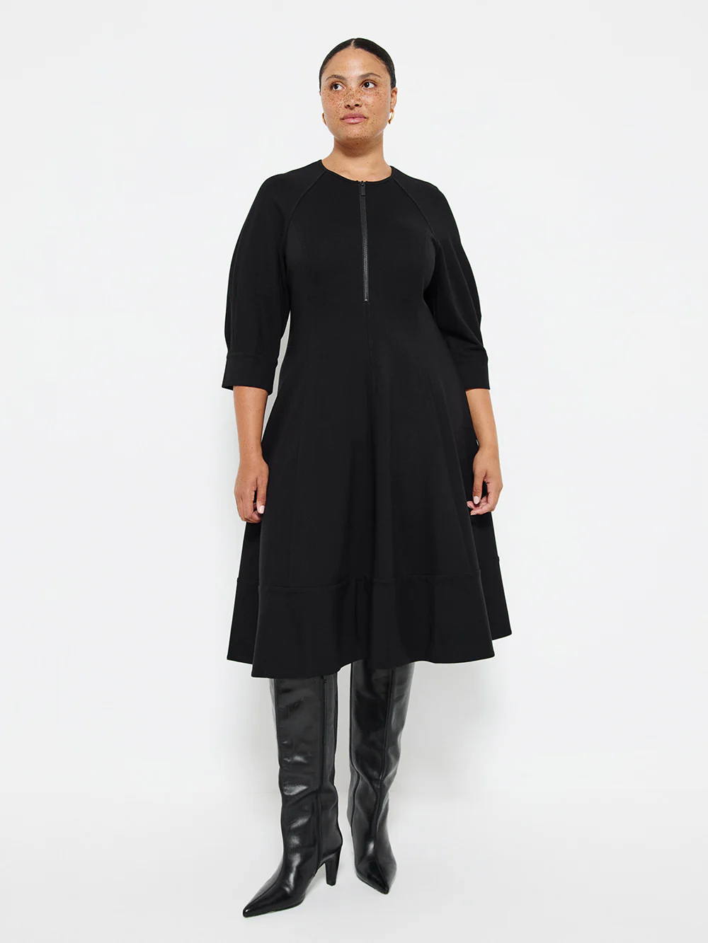 Zip Front Dress - Image 5
