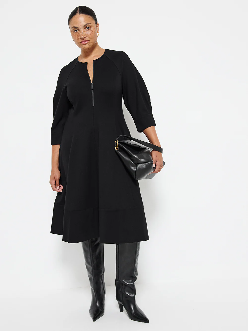 Zip Front Dress - Image 8